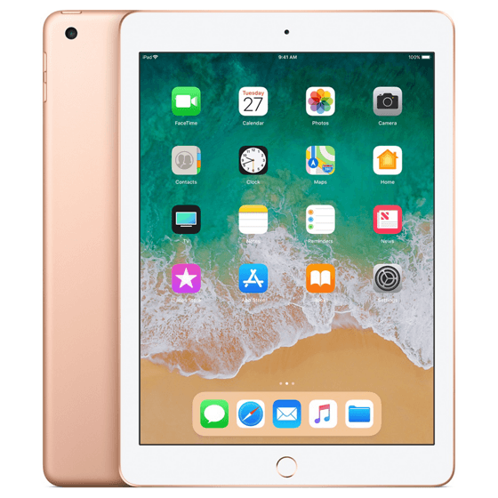 Apple iPad Wi-Fi 128GB (2018) Goud