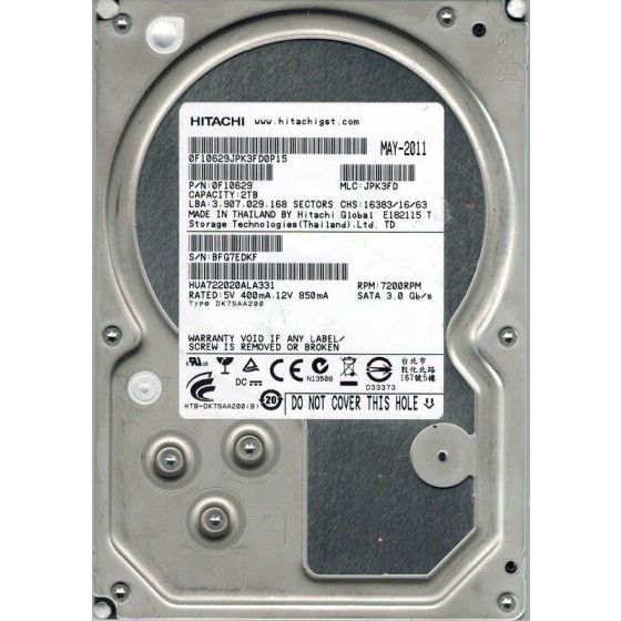 HGST HUA722020ALA330 3TB