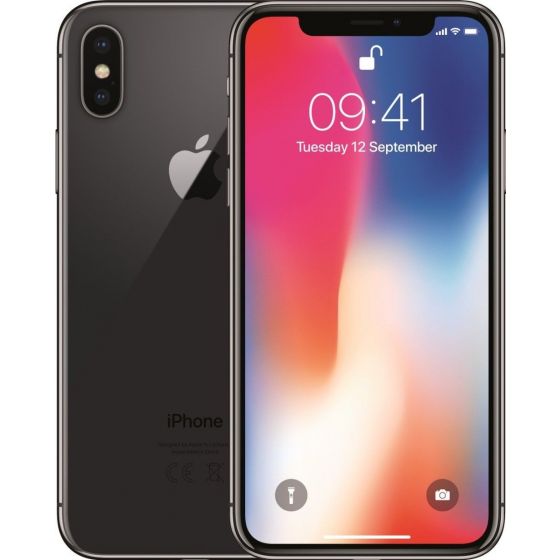 iPhone X 64GB Grijs | Nieuwe batterij
